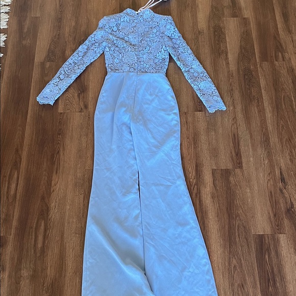 New Nadine Merabi Maddie Lace Long Sleeve Jumpsuit - Picture 7 of 9